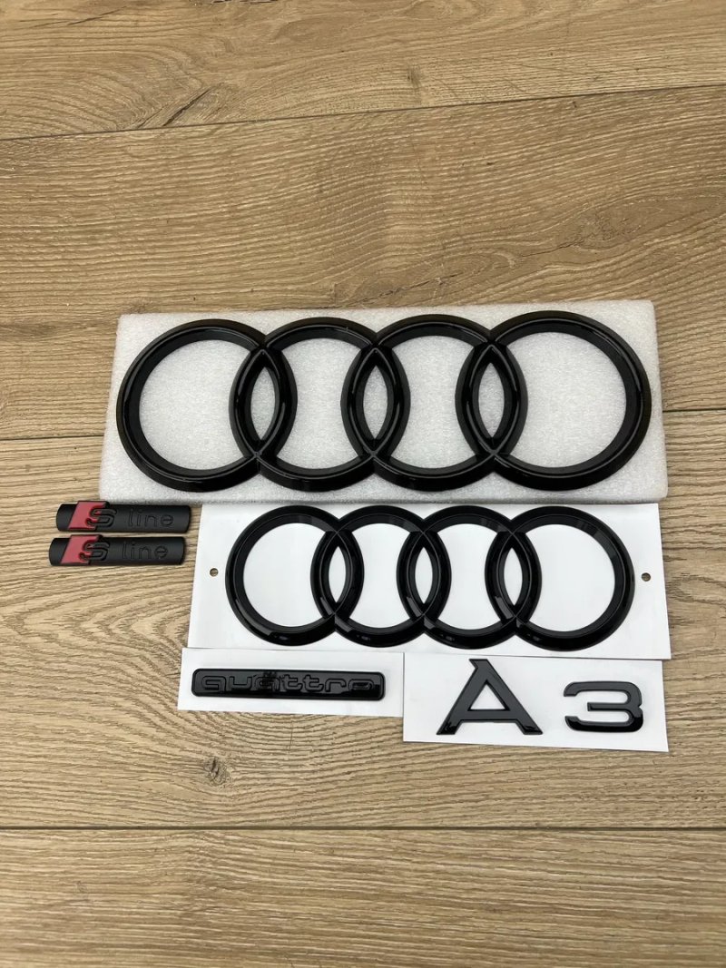 Audi a3 a4 a5 a6 q5 s4 b9 b8 b7 c7 c6 4m емблема значок — фото 3