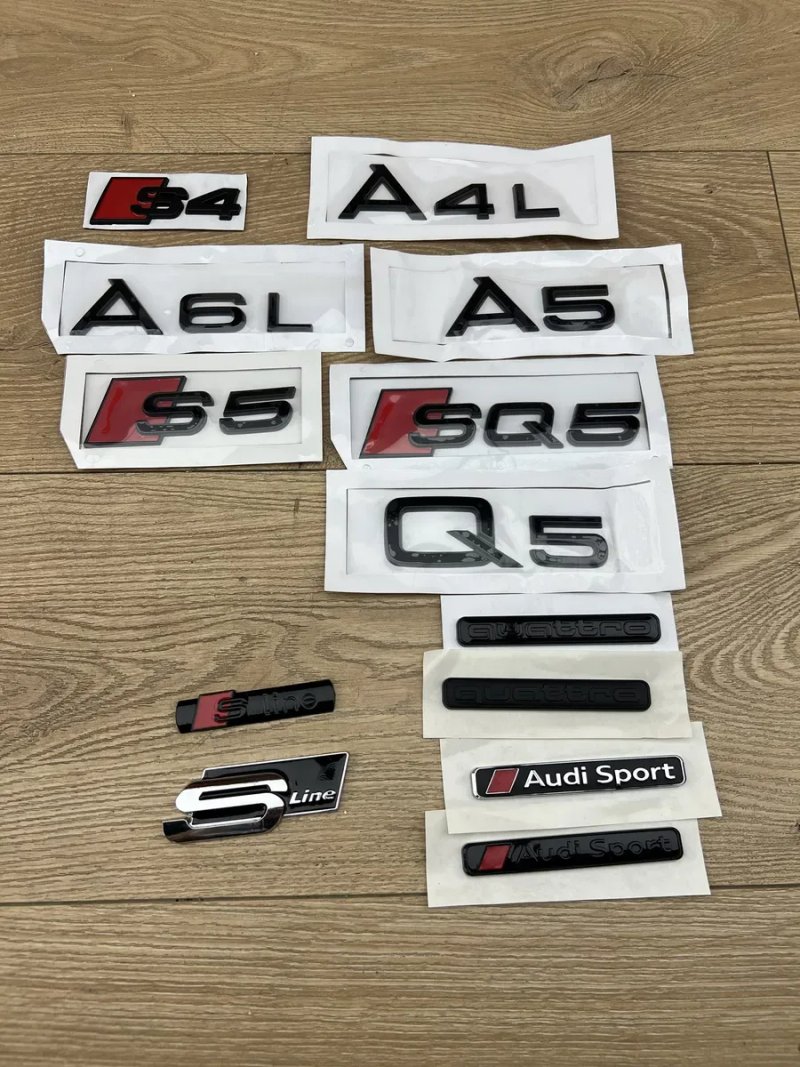 Audi a3 a4 a5 a6 q5 s4 b9 b8 b7 c7 c6 4m емблема значок — фото 8
