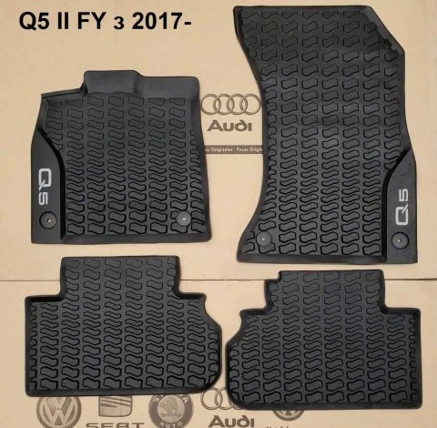 Audi Q5 FY 2017–2024 | Оригінальні коврики Ауді | Гумові килимки в салон