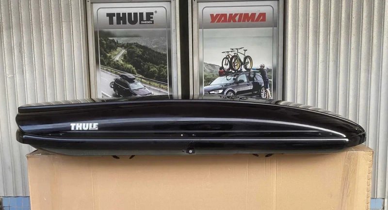 Автобокс Thule спортивні плоскі Dynamic Spirit Motion 3 Low на дах авто БВ нові вживані вітринні чорні сірі глянці установка гарантія оренда обмін — фото 3