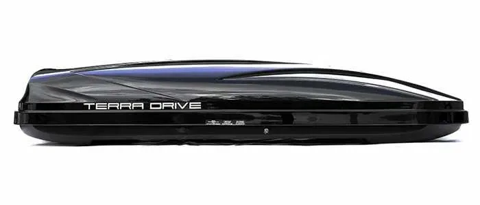 Автобокси на крышу дах Terra Drive 320 420 440 480 500 600 літрів уцінки нові вітринні бокси двухсторонні гарантія ремонт прокат установка — фото 5