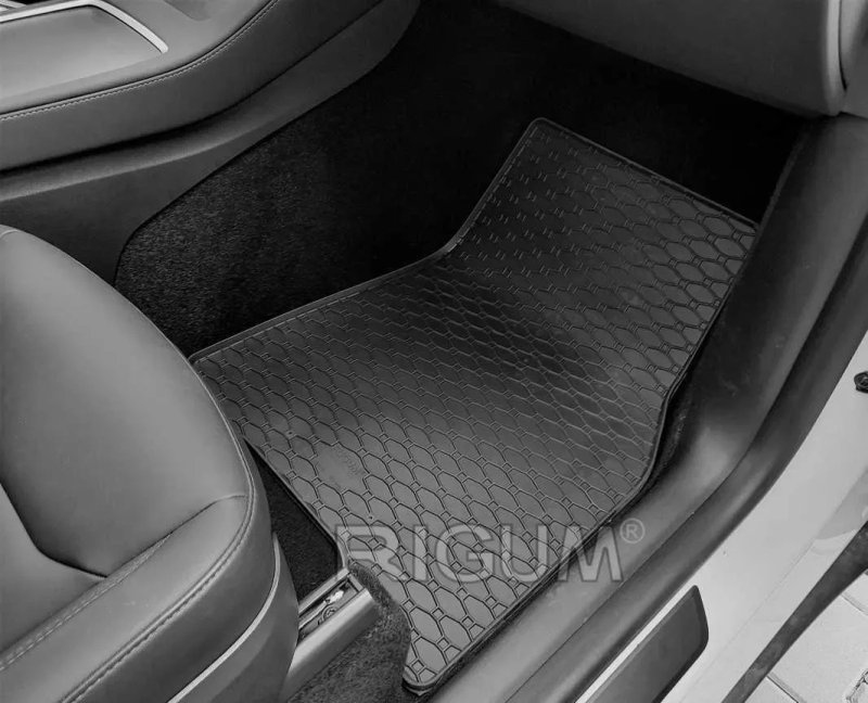 Автоковрики Tesla Model Y | Гумові резинові коврики в салон Тесла У — фото 2