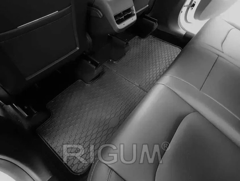 Автоковрики Tesla Model Y | Гумові резинові коврики в салон Тесла У — фото 3