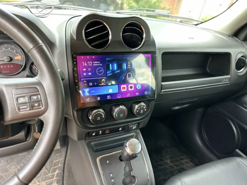 Автомагитола android для Jeep Compass, Patriot, 10 дюймів CarPlay та AndroidAuto — фото 2