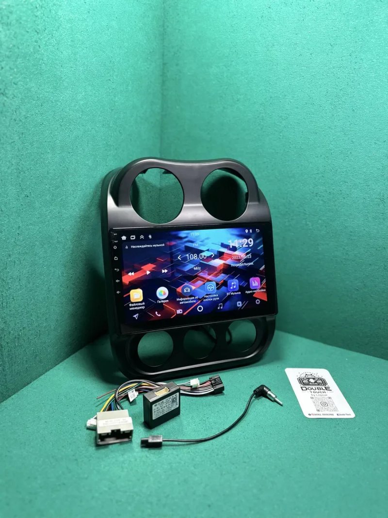 Автомагитола android для Jeep Compass, Patriot, 10 дюймів CarPlay та AndroidAuto — фото 4
