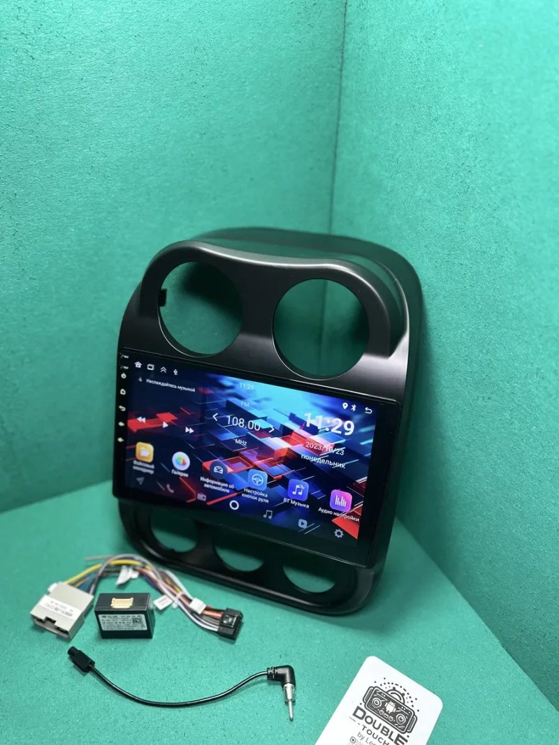 Автомагитола android для Jeep Compass, Patriot, 10 дюймів CarPlay та AndroidAuto — фото 6