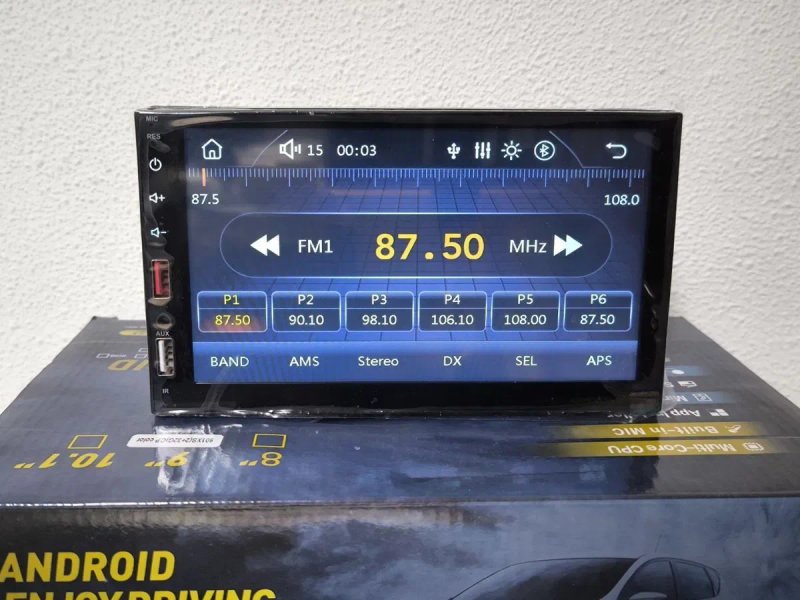 Автомагнитола 2Din 7" с Carplay и Android Auto Сенсорная auto — фото 3