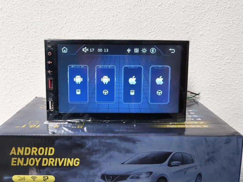 Автомагнитола 2Din 7" с Carplay и Android Auto Сенсорная auto — фото 4