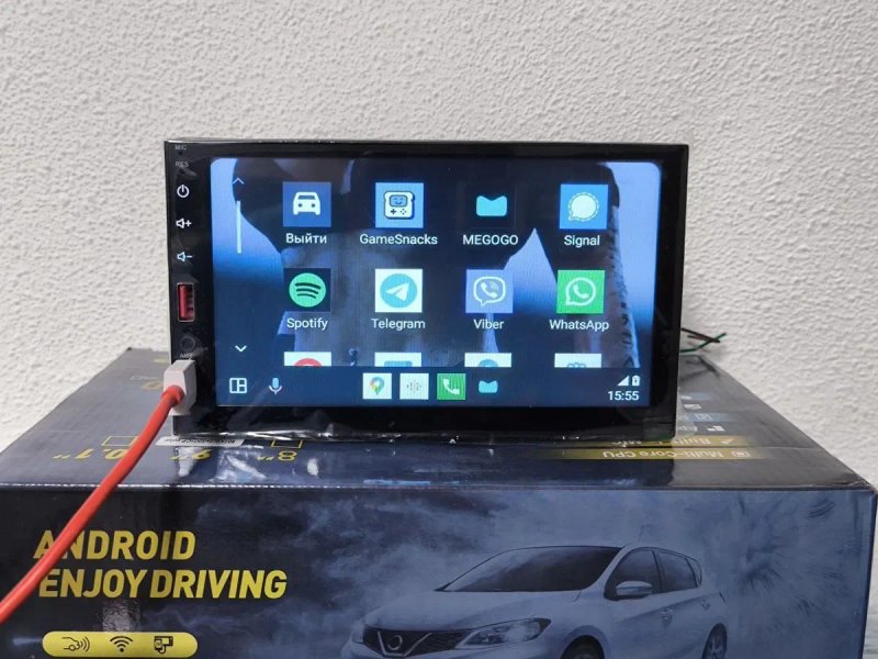 Автомагнитола 2Din 7" с Carplay и Android Auto Сенсорная auto — фото 6