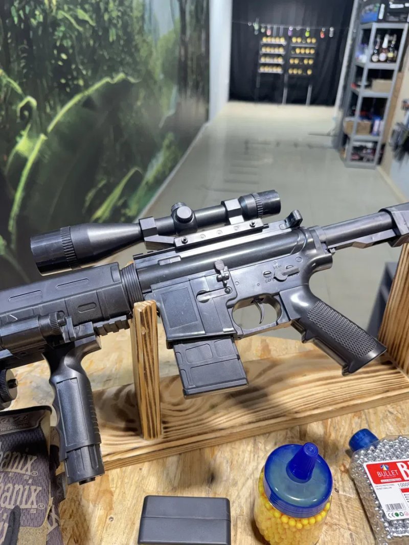 Автомат AR-15 Pro — модель Cyma 1158D (іграшка) — фото 3