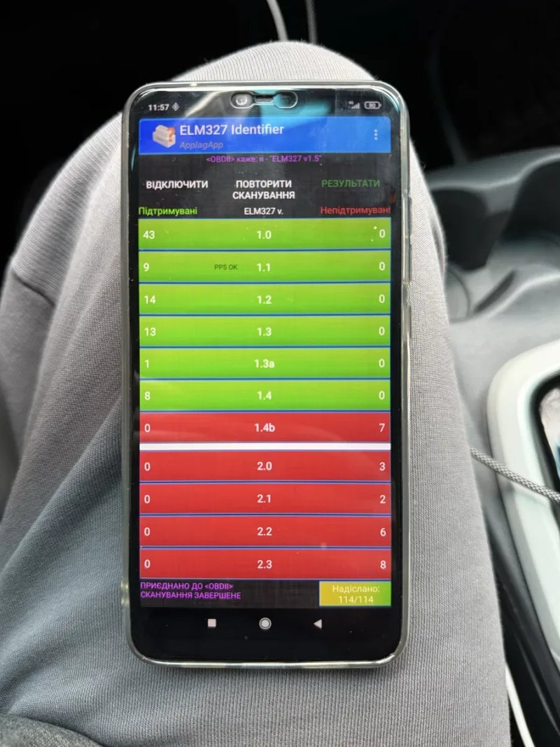 Автосканер KINGBOLEN ELM327 v1.5 PIC18F25K80 Zoe Leaf E-Golf Bolt Tesla — фото 7