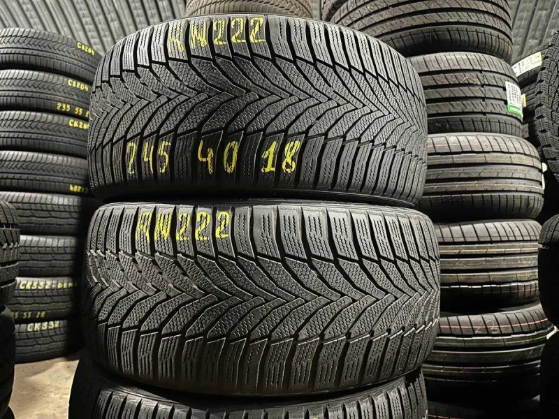 б/у 245/40 R18 Nexen Winguard Sport 2 WU7 зимові 84% RN222-21 — фото 2
