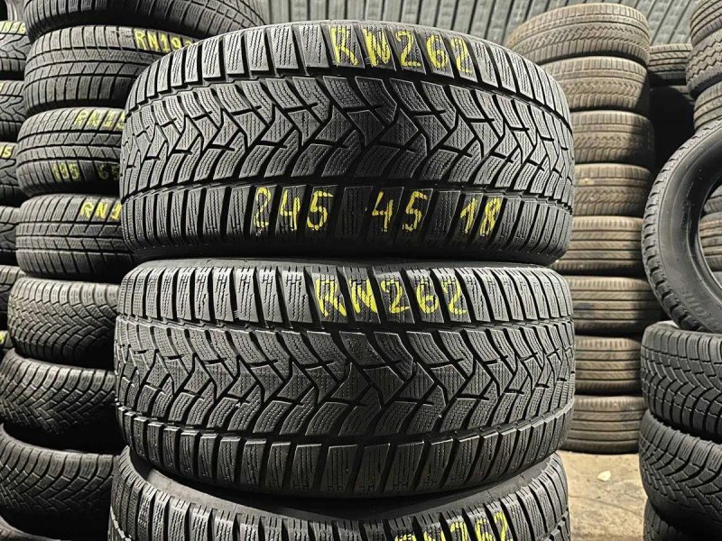 б/у 245/45 R18 Dunlop SP Winter Sport 5 зимові RN262-21 — фото 2
