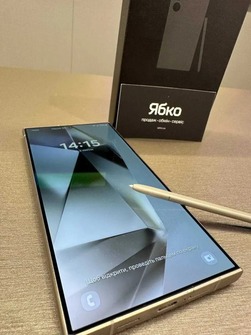 б/у Samsung Galaxy S24 Ultra 12/256GB (Titanium Gray) Кам'янське Ябко ТЦ Терра — фото 2