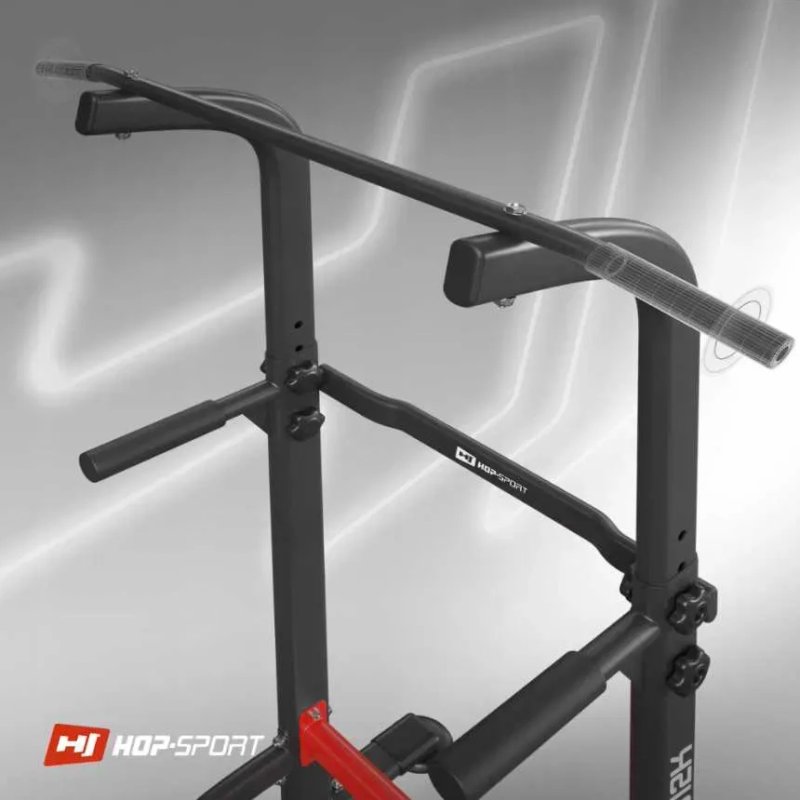 Багатофункціональні поручні Hop-Sport HS-1012k /штанга/ Силова станція турнік брусі — фото 4