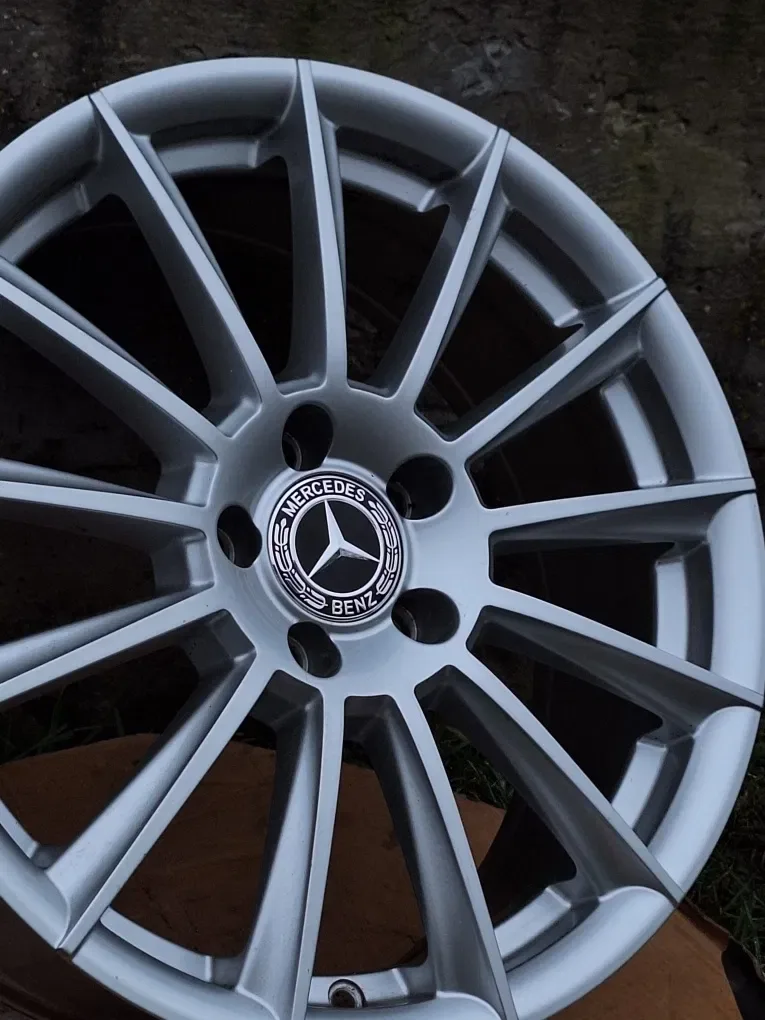Багатоспицеві диски R18 Mercedes 166 GLE E clas w212 w213 V w447 — фото 3