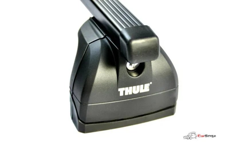 Багажник Thule Швеция поперечины упоры крепежи на крышу любого авто БУ киты палки перекладины ригеля стальные алюминиевые каплевидные Wingbar Evo — фото 6