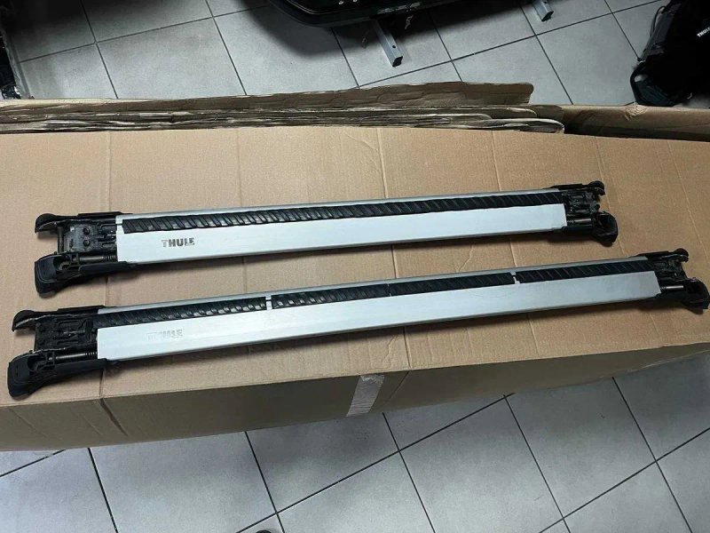 Багажник Thule Wingbar Edge 958 7204 невиступаючий на дах авто просвітні рейлінги БВ гарантія установка обмін прокат ремонт поперечини алюмінієві — фото 2
