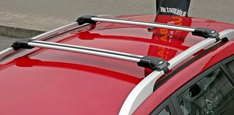 Багажник Thule Wingbar Edge 958 7204 невиступаючий на дах авто просвітні рейлінги БВ гарантія установка обмін прокат ремонт поперечини алюмінієві — фото 6