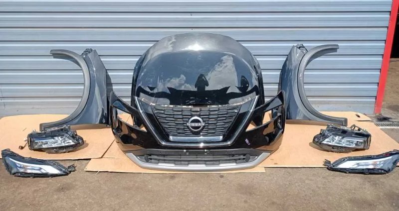 бампер крило ніссан ліф nissan leaf фара капот комплект гріль радіатор — фото 2