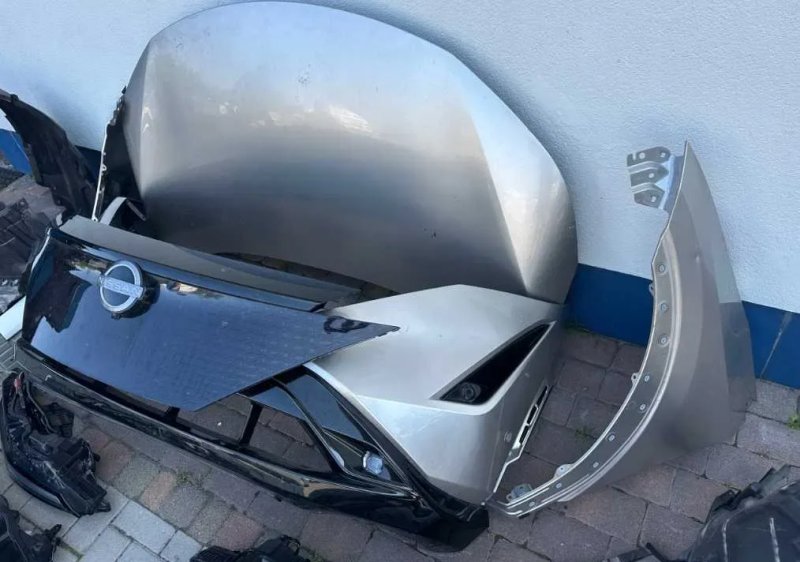 бампер крило ніссан ліф nissan leaf фара капот комплект гріль радіатор — фото 3