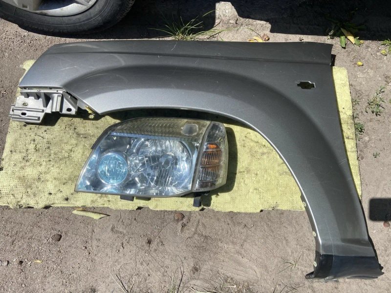 Бампер Nissan X-trail T30 Т31 фари капот двері крило чверть кузов криша ляда морда кузовні деталі розборка ніссан ікстрейл — фото 6