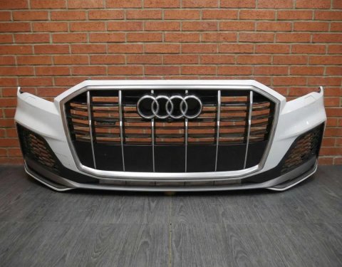 Бампер передній Audi Q7 4M Lift S-line перед оригінал рестайл разборка