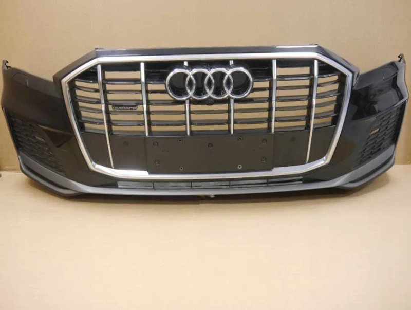 Бампер передній Audi Q7 4M Lift S-line перед оригінал рестайл разборка — фото 4