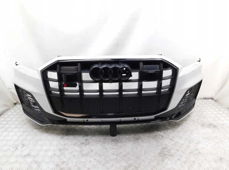 Бампер передній Audi Q7 4M Lift S-line перед оригінал рестайл разборка — фото 5