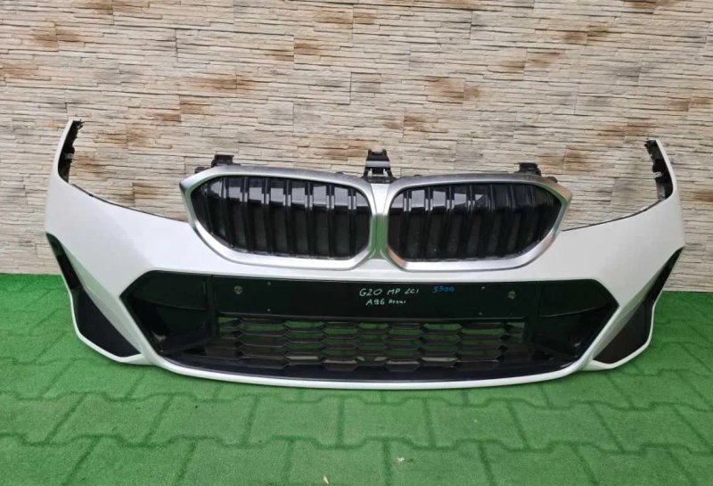 Бампер передній BMW 3 G20 G21 LCI M-paket перед оригінал рест разборка — фото 6
