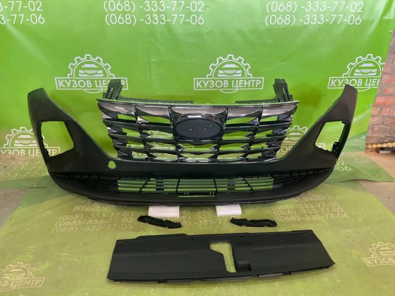 Бампер передній Hyundai Tucson 4 NX4 2020 - 2024 в НАЯВНОСТІ фари фары фара левая правая ліва права бампер решетка дхо дрл туксон тусан tuson — фото 5