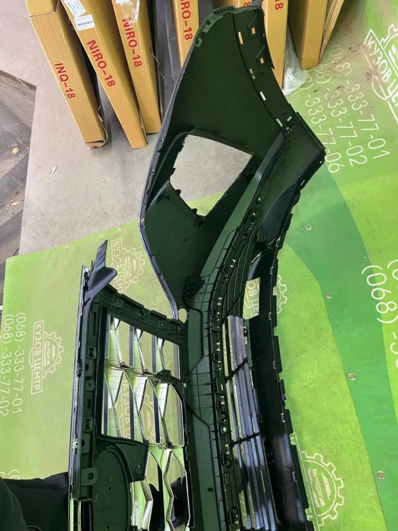 Бампер передній Hyundai Tucson 4 NX4 2020 - 2024 в НАЯВНОСТІ фари фары фара левая правая ліва права бампер решетка дхо дрл туксон тусан tuson — фото 7
