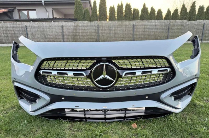 Бампер передній Mercedes GLA H247 W247 Lift AMG перед оригінал разбор — фото 2
