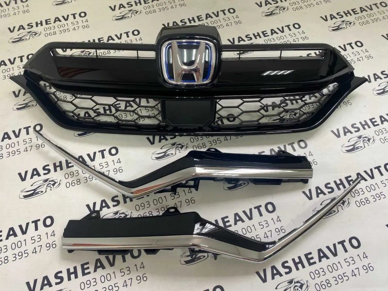 Бампер передній,решітка радіатора,молдінги на фари  Honda CR-V 5 Hybrid 2020-2021-2022 USA оригінал Хонда та аналог Тайвань — фото 4