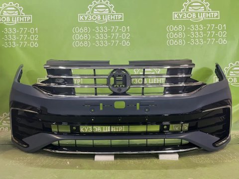 Бампер передній в зборі R-line Volkswagen Tiguan 2 2020-2023 комплектний бампер передний решітка тігуан фара