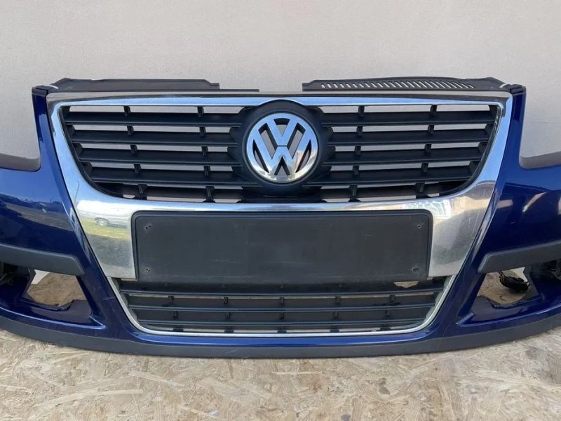 Бампер передній VW Passat B6 LD5Q Фольксваген Пасат Б6 — фото 4