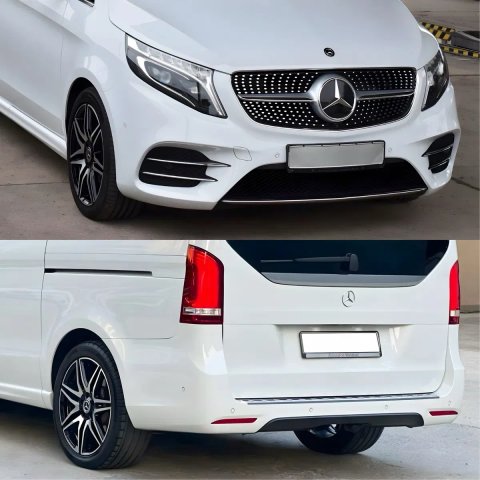 Бампер передний задний AMG Mercedes V Class Vito Metris W447 2014-2023