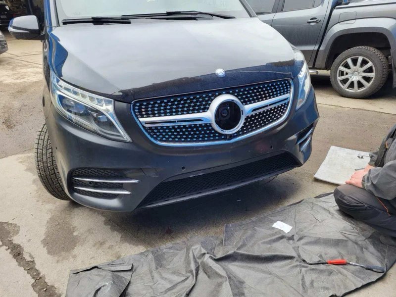 Бампер передний задний AMG Mercedes V Class Vito Metris W447 2014-2023 — фото 6