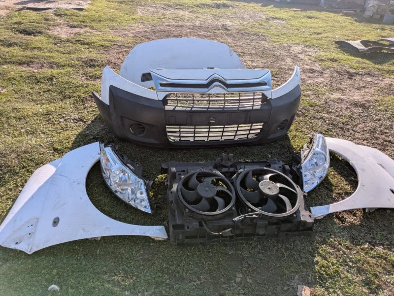 Бампер решітка капот крило фара телевізор в зборі морда citroen jumpy — фото 2