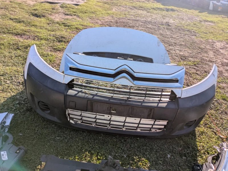 Бампер решітка капот крило фара телевізор в зборі морда citroen jumpy — фото 3