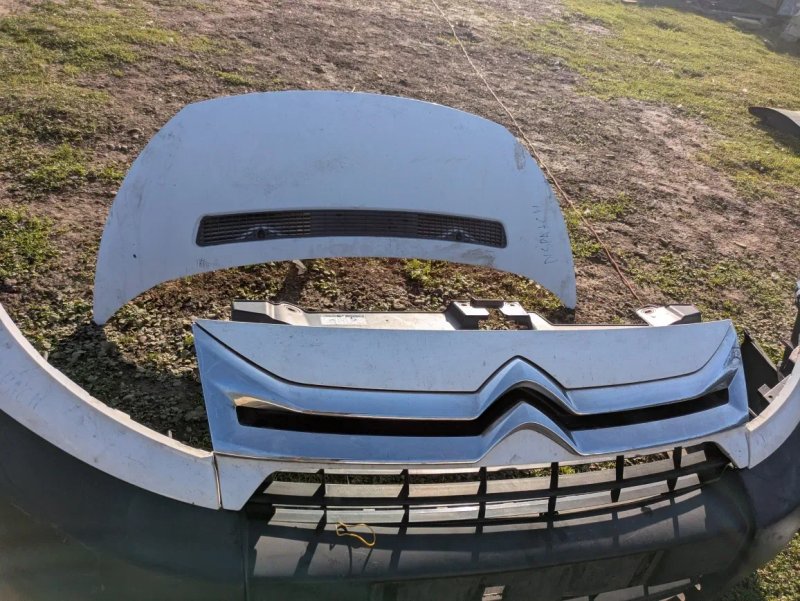 Бампер решітка капот крило фара телевізор в зборі морда citroen jumpy — фото 7