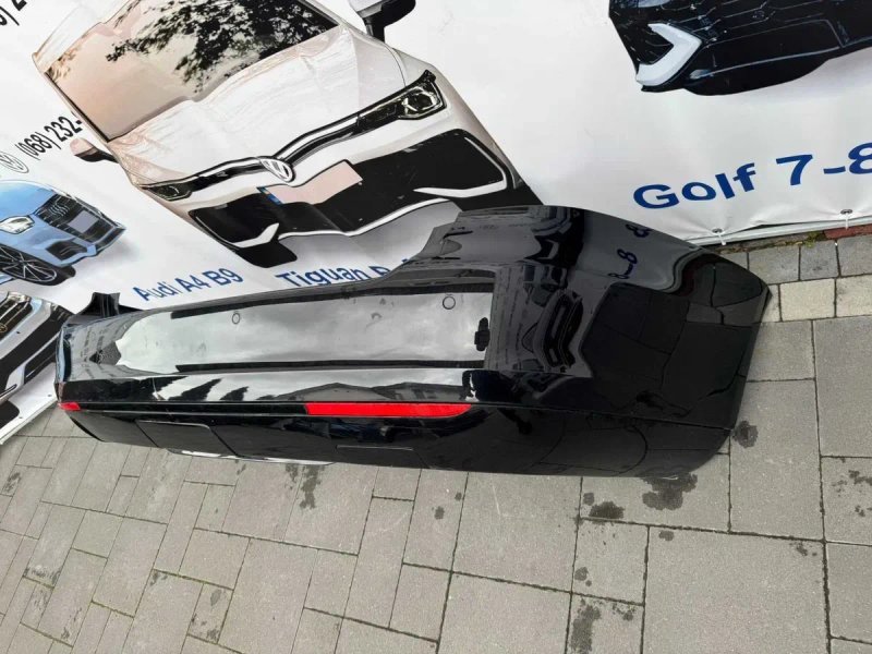 Бампер задній Гольф 6 LC9X 1к9807417 1к9807521D volkswagen golf vi 6 универсал Jetta USA Європа 4 партроніки відбивачі під форкоп — фото 4