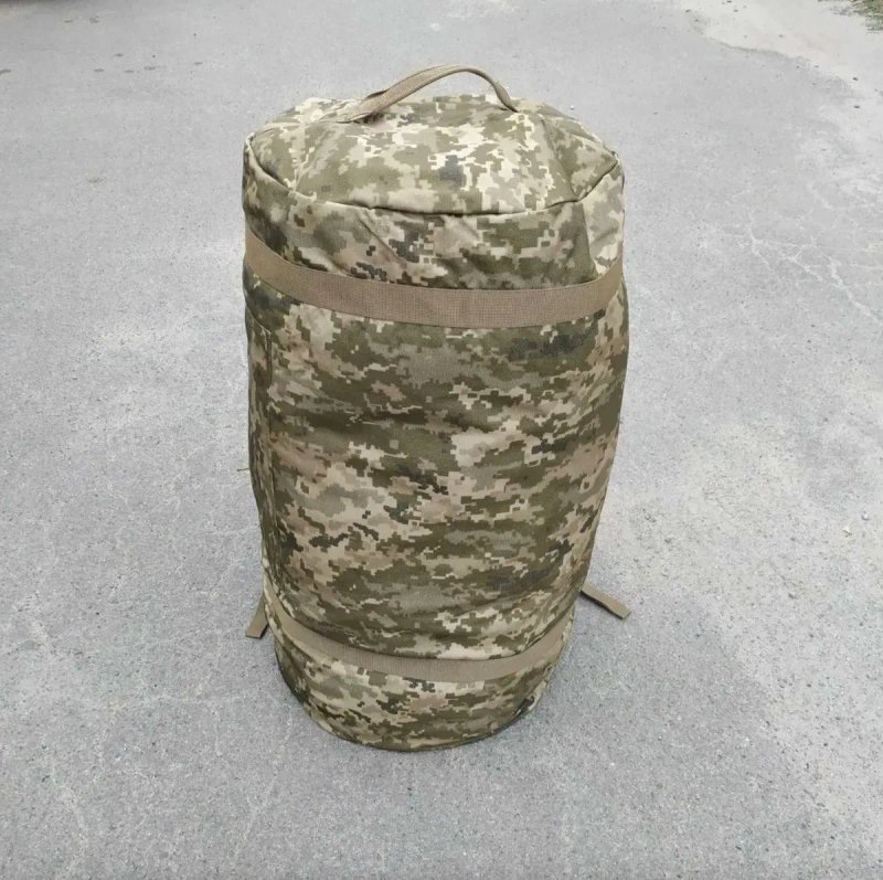 Баул армійський піксель ЗСУ. Сумка транспортна індивідуальна. — фото 4