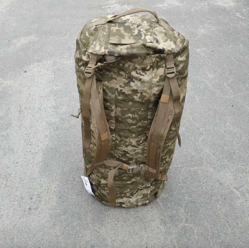 Баул армійський піксель ЗСУ. Сумка транспортна індивідуальна. — фото 5