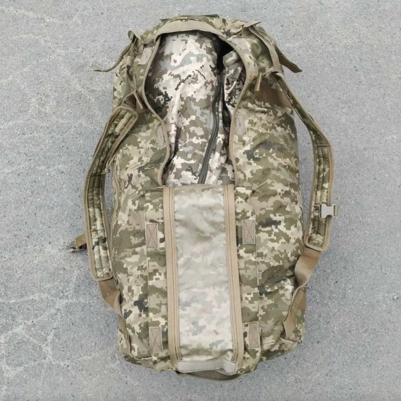 Баул армійський піксель ЗСУ. Сумка транспортна індивідуальна. — фото 7