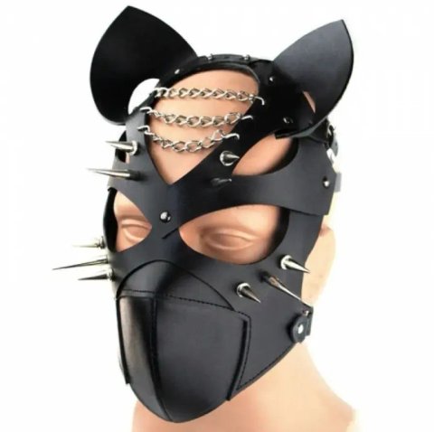 БДСМ маска на лицо Flirting Bondage Hood Open Eye MDR