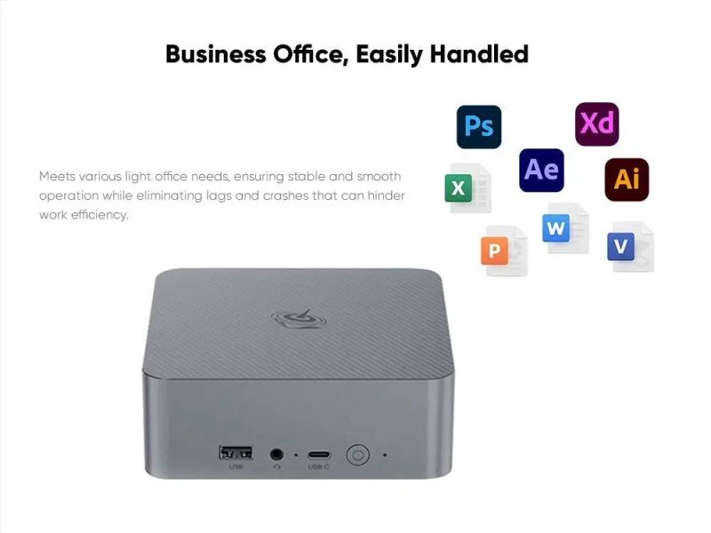 Beelink EQi12 Intel Core i5-1235U 32GB RAM 500GB NVMe - Кращий вибір! — фото 2