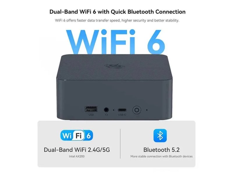 Beelink EQi12 Intel Core i5-1235U 32GB RAM 500GB NVMe - Кращий вибір! — фото 3