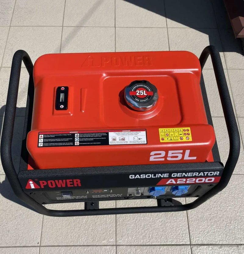 Бензиновий генератор A-iPower A2200 2.2 кВт з Німеччини. Мідна обмотка. Знижка для ЗСУ та УБД 10%. — фото 5