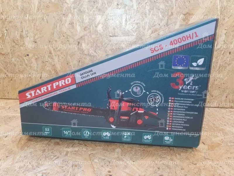 Бензопила Start pro 4000 Нова 40 см Цепная Пила Продам 36м. гарантия — фото 4